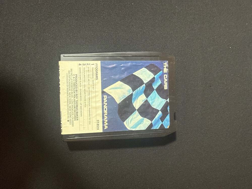 The Cars Panorama 8-Track Tape Elektra 5T-8514 Vintage 1980